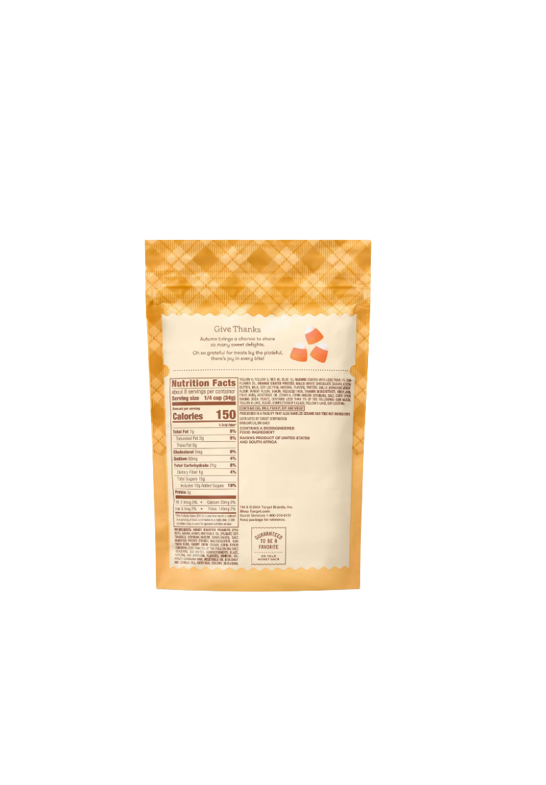 Target Favorite Day Trail Mix Candy Corn Crunch Rear View