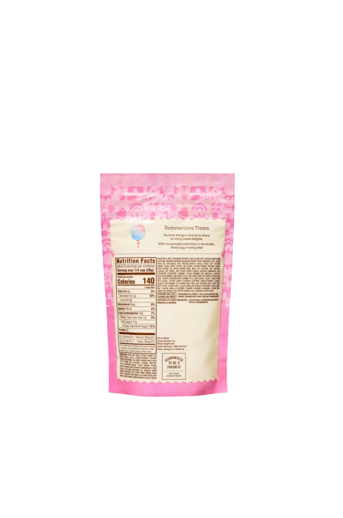 Target ‘Favorite Day’ Trail Mix Cotton Candy Rear View