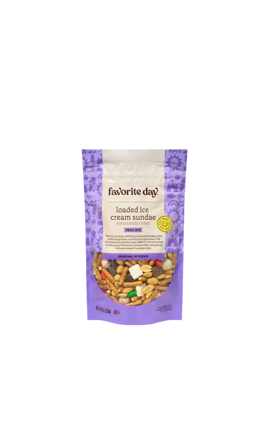 Target Favorite Day Trail Mix Loaded Ice Cream Sundae Bag Front View