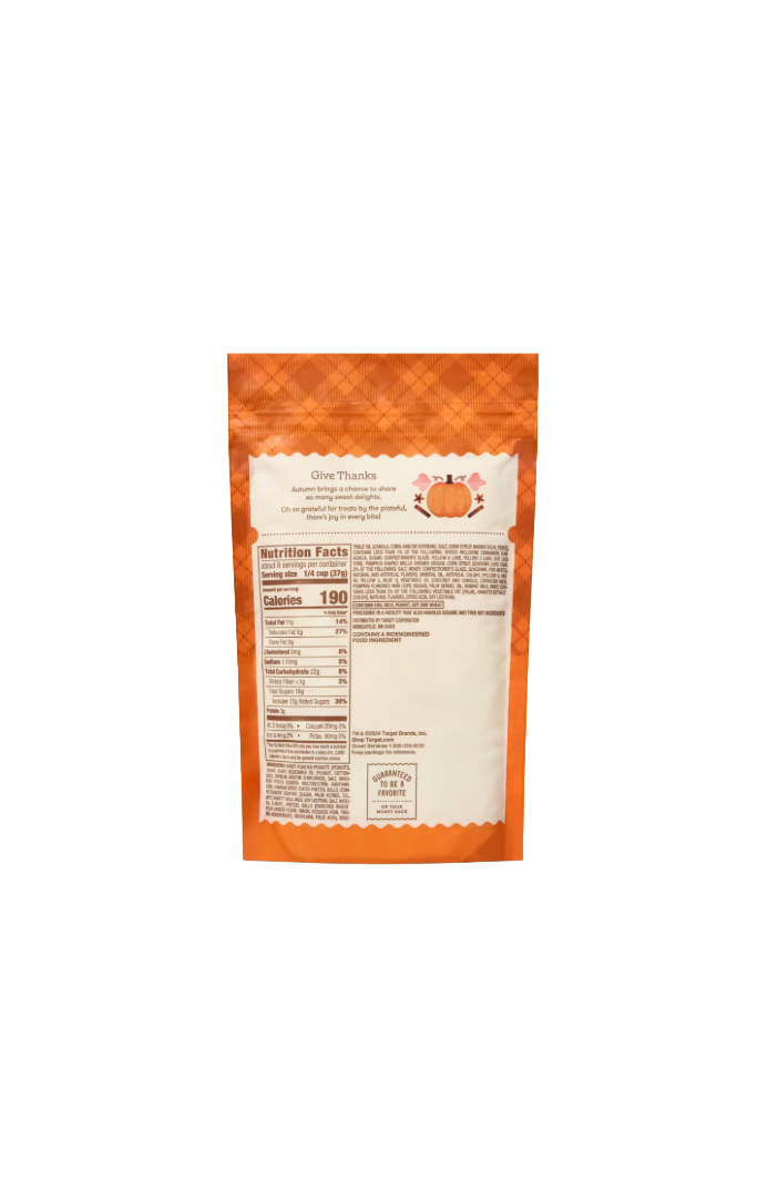 Target Favorite Day Trail Mix Pumpkin Spice Rear View