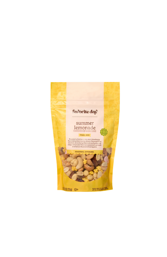 Target Favorite Day Trail Mix Summer Lemonade Bag Front View
