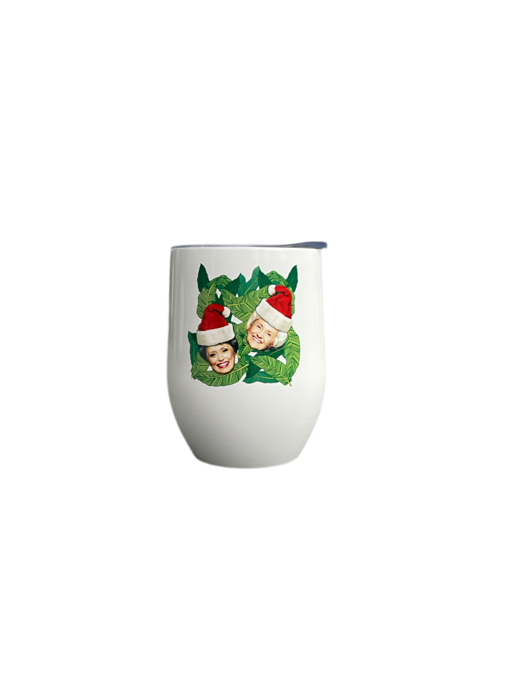 The Golden Girls Stainless Steel Insulated Tumbler Wine Glass Front View