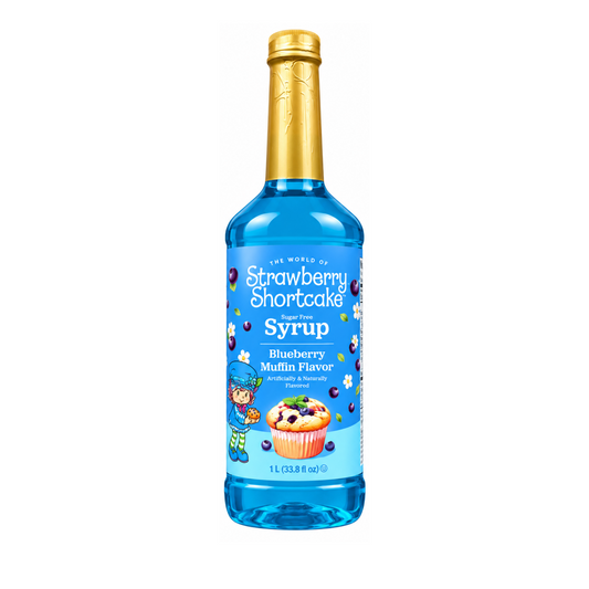 The World Of Strawberry Shortcake Sugar Free Drink Syrup Blueberry Muffin
