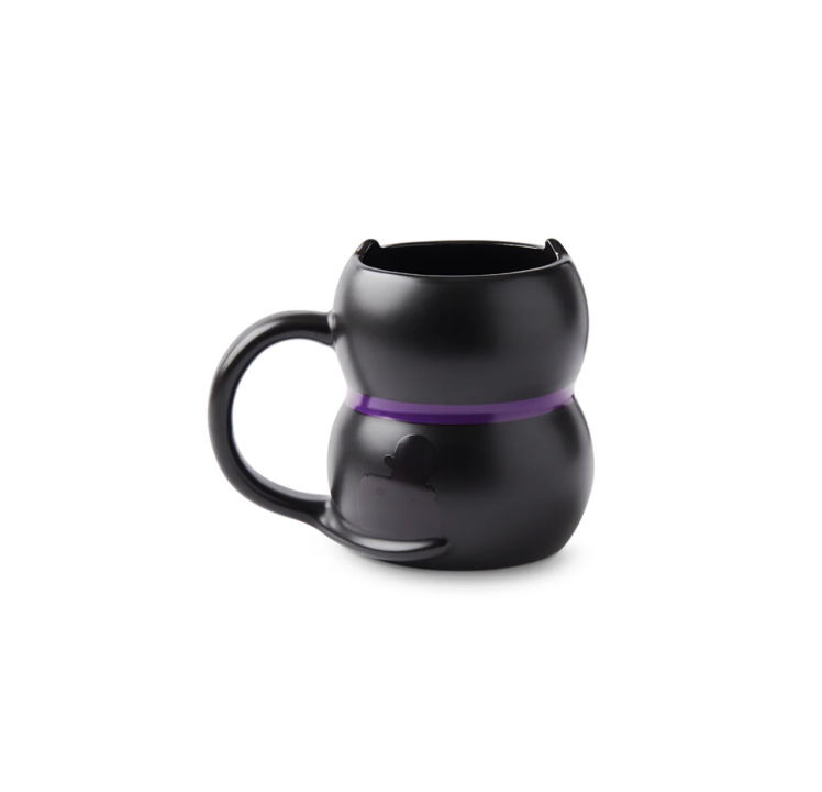 Tim Hortons  Colour Changing Mug Halloween 2025 Black Cat Rear View
