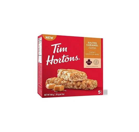 Tim Hortons Granola Bars Salted Caramel Canadian Import Packet