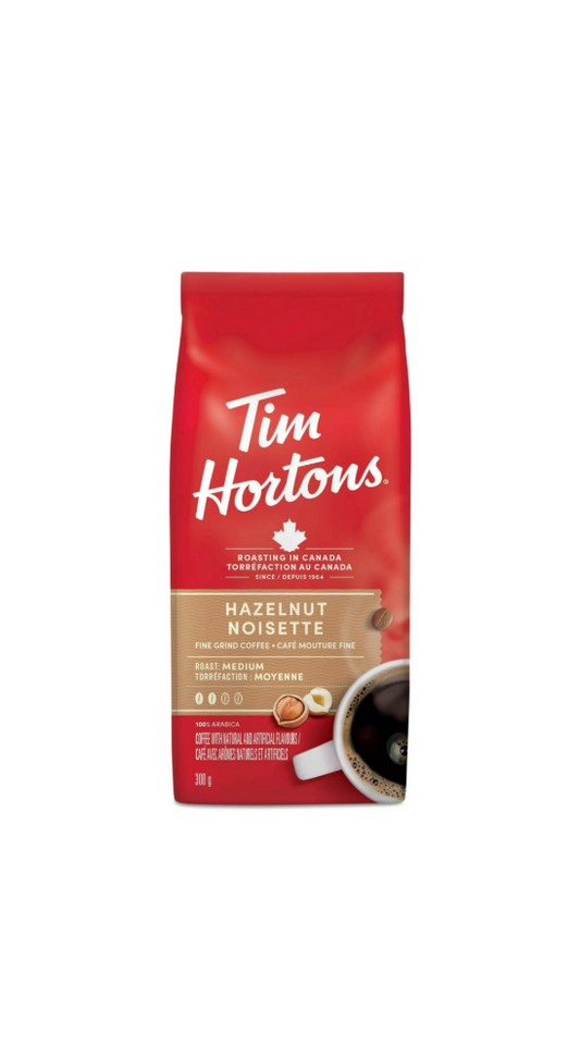 Tim Hortons Ground Coffee Hazelnut Medium Roast