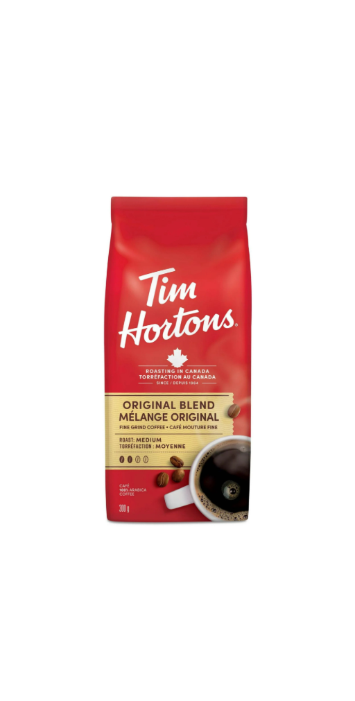 Tim Hortons Ground Coffee Original Blend Medium Roast
