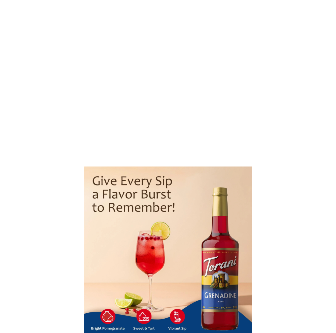 Torani Coffee Syrup Grenadine Give Every Sip A Flavor Burst To Remember