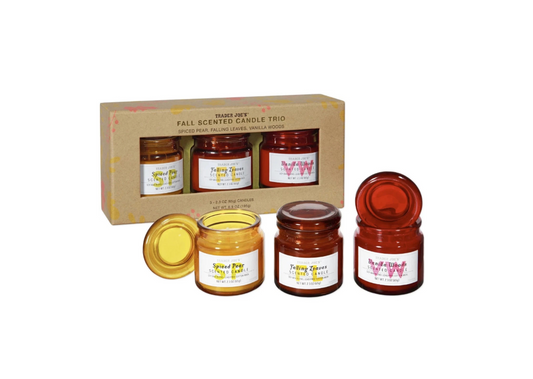 Trader Joe’s Fall Scented Candle Trio