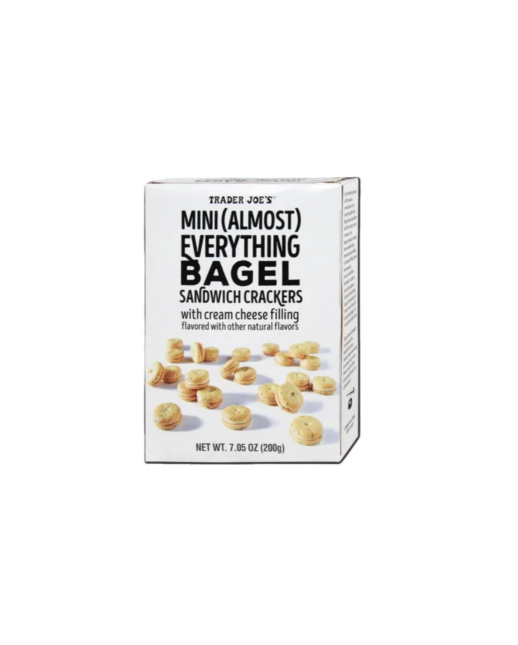 Trader Joe’s Mini (Almost) Everything Bagel Sandwich Crackers With Cream Cheese Filling Box