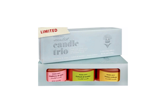 Trader Joe's Scented Candle Trio Boxed