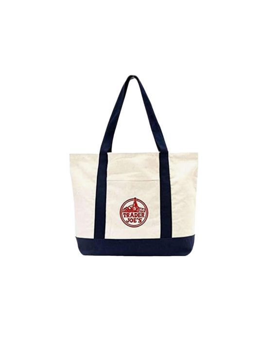 Trader Joes Large Canvas Tote Bag