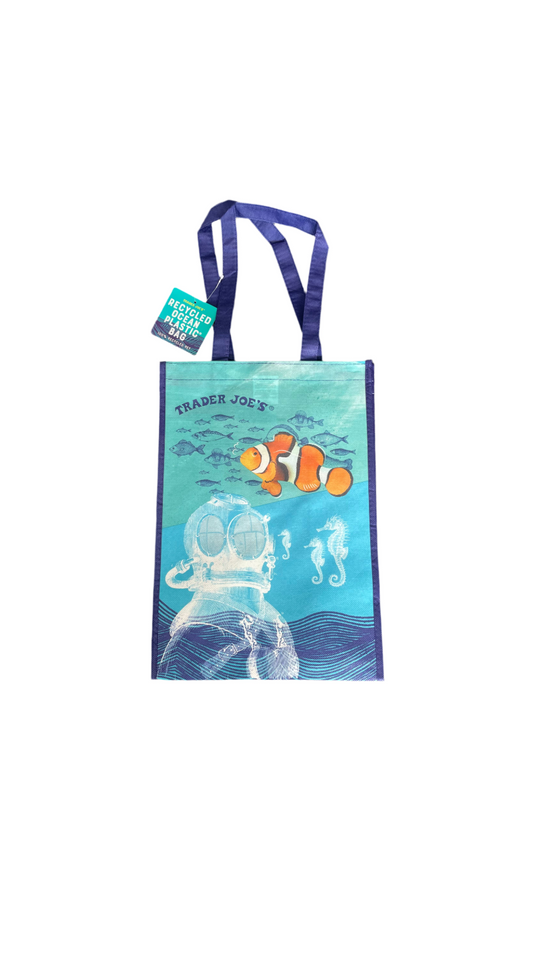 Trader Recycled Ocean Plastic Bag Front View