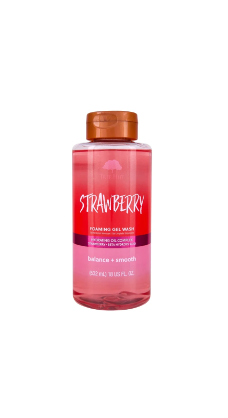 Tree Hut Foaming Gel Wash Strawberry Bottle