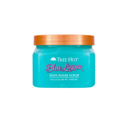 Tree Hut Shea Sugar Body Scrub Blue Lagoon Front View