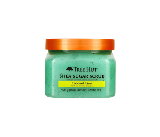 Tree Hut Shea Sugar Body Scrub Coconut Lime Front View