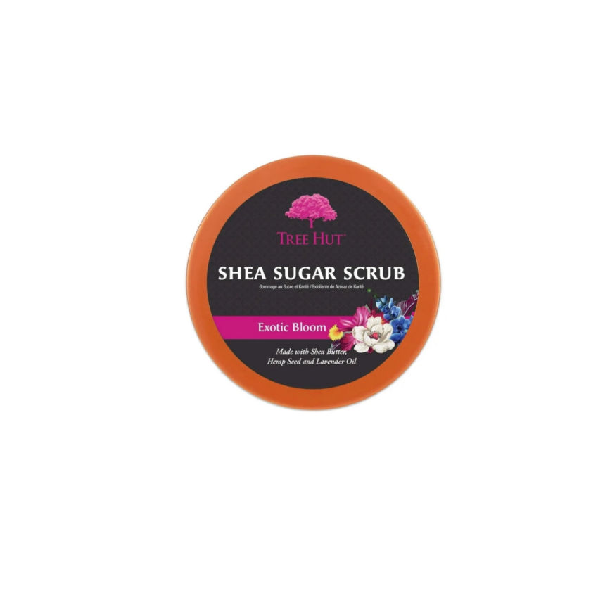 Tree Hut Shea Sugar Body Scrub Exotic Bloom Lid