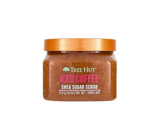 Tree Hut Shea Sugar Body Scrub Iced Coffee Front View