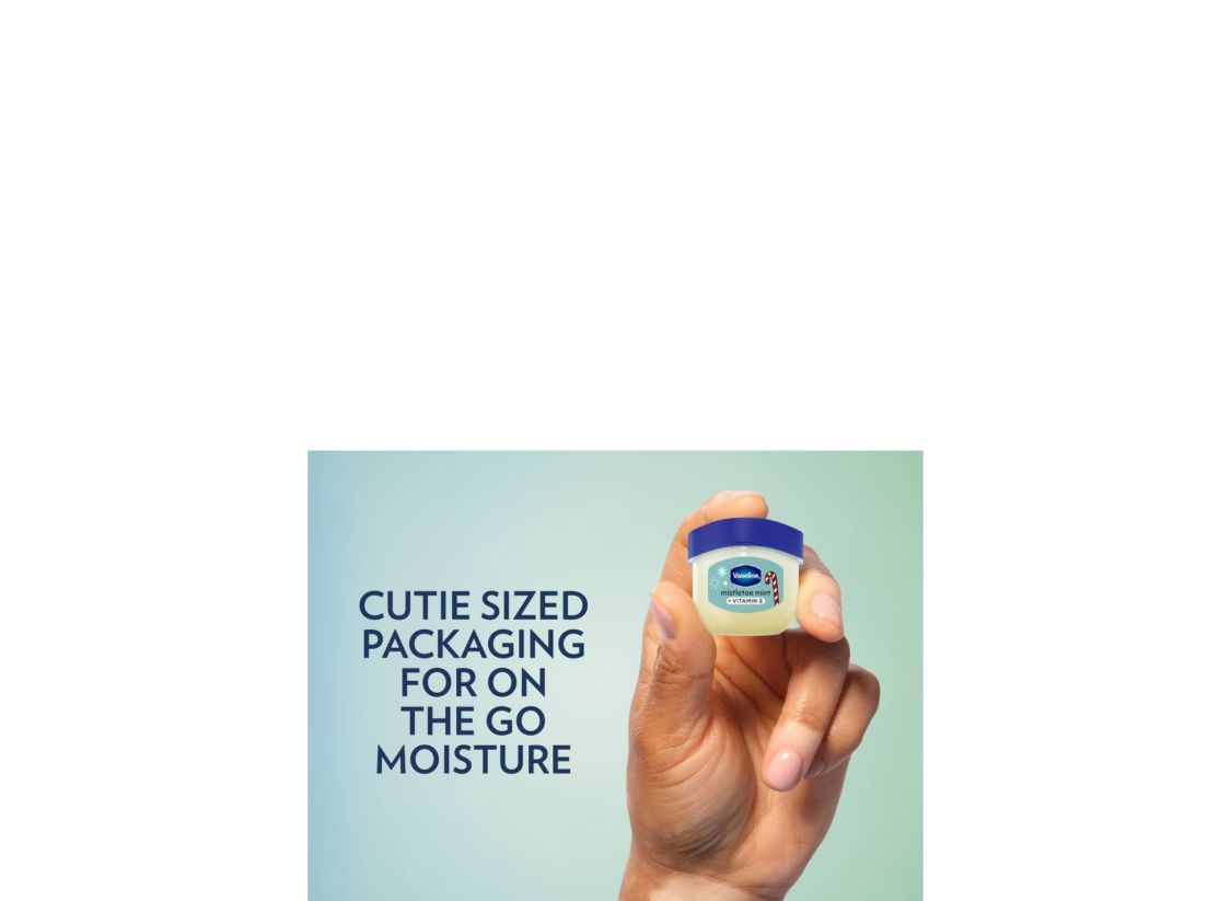 Vaseline Lip Therapy Lip Balm Mistletoe Mint Cutie Sized