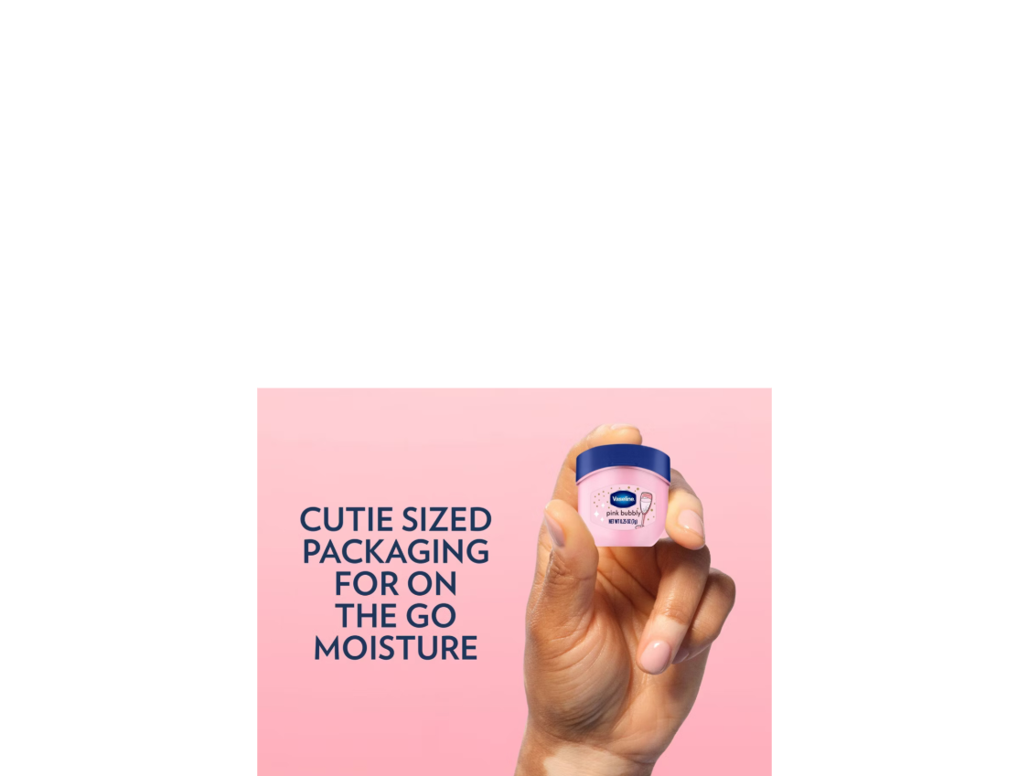 Vaseline Lip Therapy Lip Balm Pink Bubbly Cutie Sized