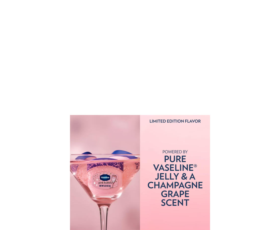 Vaseline Lip Therapy Lip Balm Pink Bubbly Limited Edition
