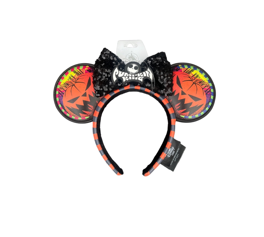WDW Official headband ears Nightmare Before Christmas Pumpkin King