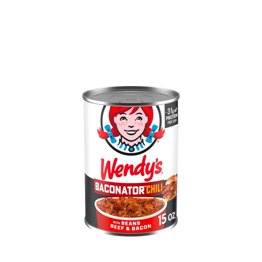 Wendy’s Baconator Chili With Beans Beef & Bacon
