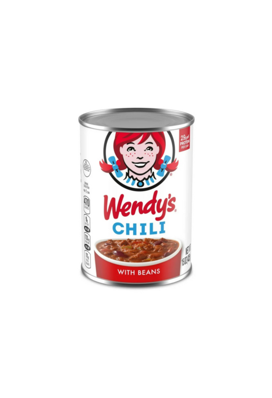 Wendy’s Chili With Beans Tin Front View